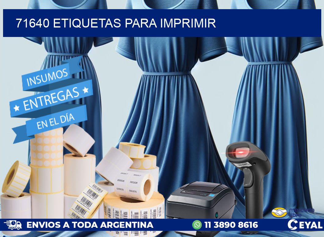 71640 etiquetas para imprimir