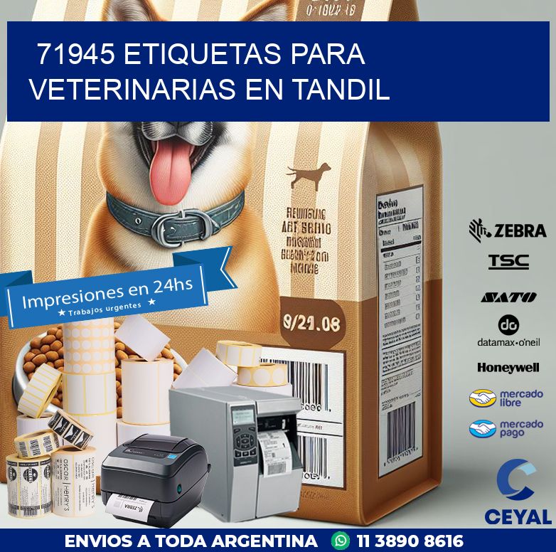 71945 ETIQUETAS PARA VETERINARIAS EN TANDIL