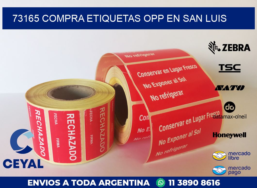 73165 COMPRA ETIQUETAS OPP EN SAN LUIS