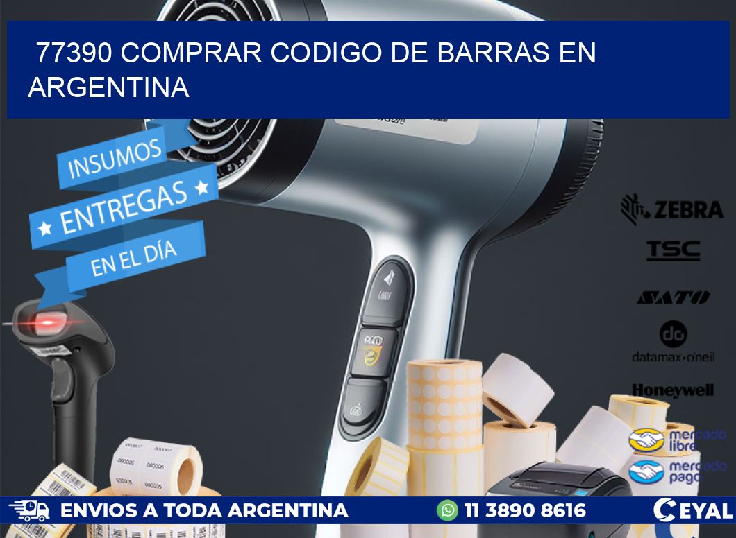 77390 Comprar Codigo de Barras en Argentina