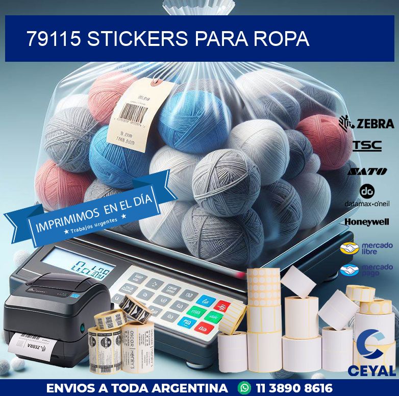 79115 STICKERS PARA ROPA
