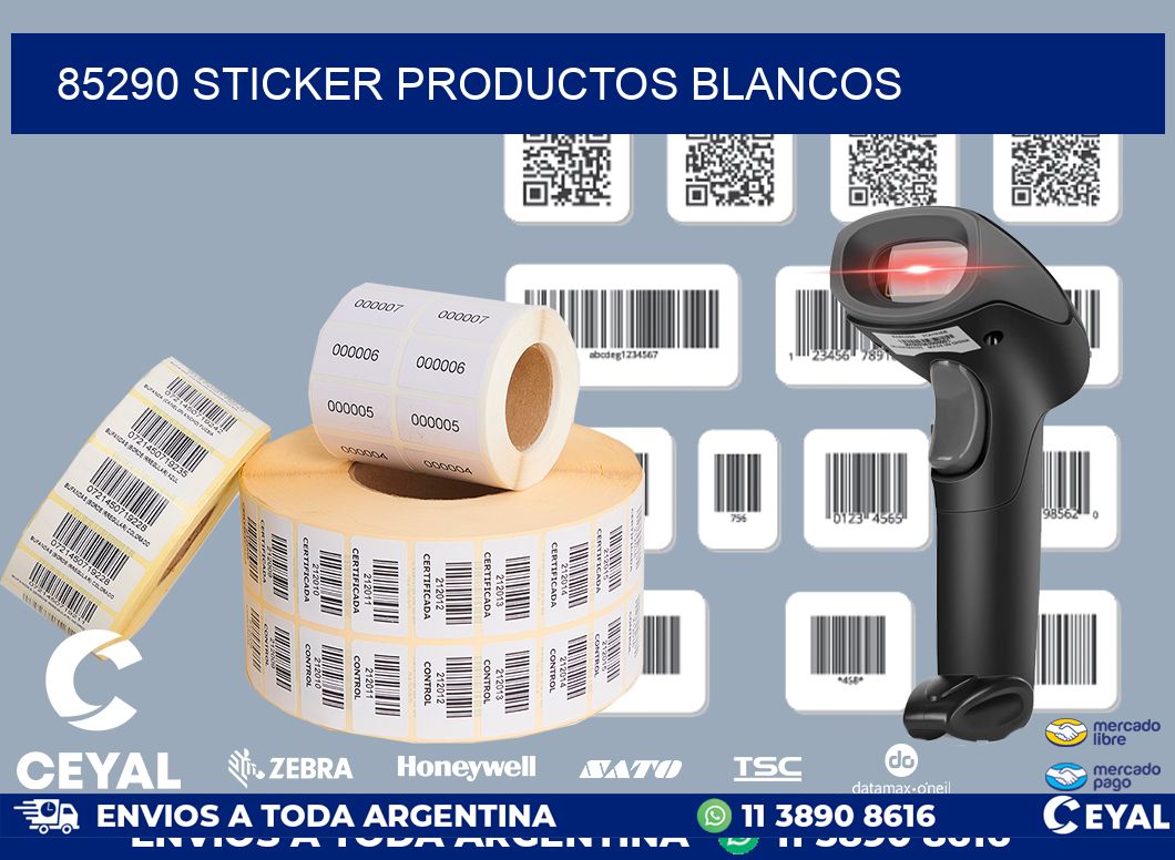 85290 STICKER PRODUCTOS BLANCOS