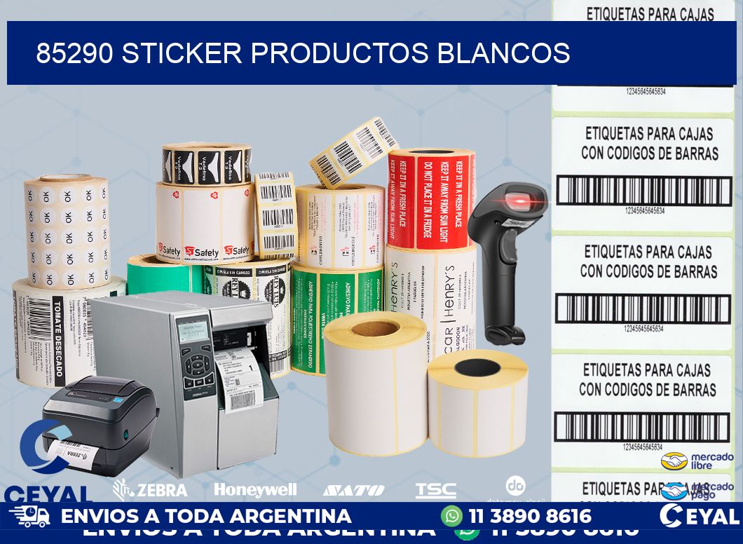 85290 STICKER PRODUCTOS BLANCOS