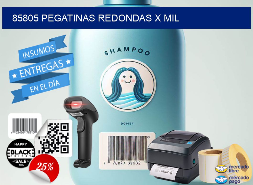 85805 PEGATINAS REDONDAS X MIL