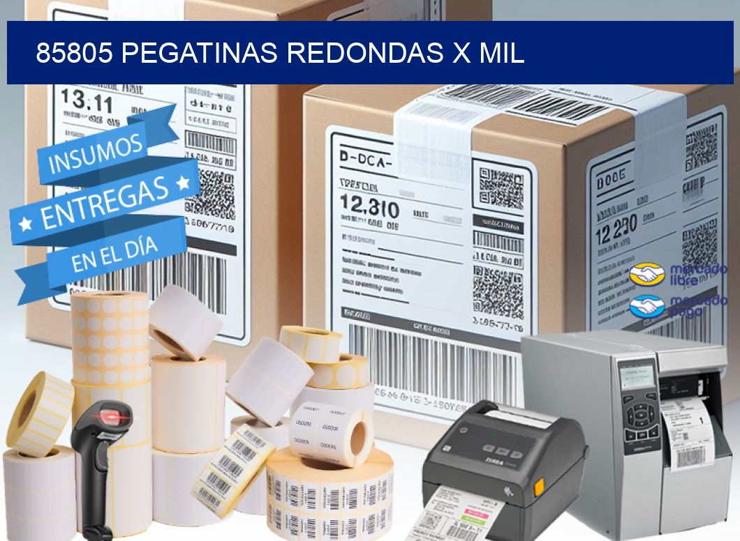 85805 PEGATINAS REDONDAS X MIL