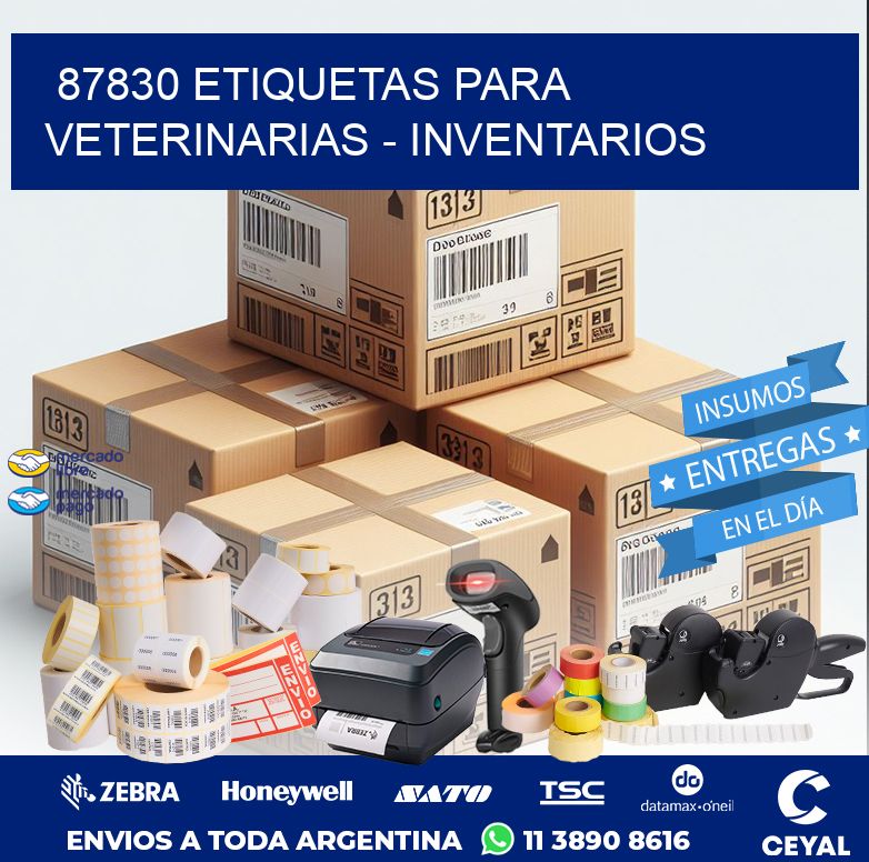 87830 ETIQUETAS PARA VETERINARIAS - INVENTARIOS