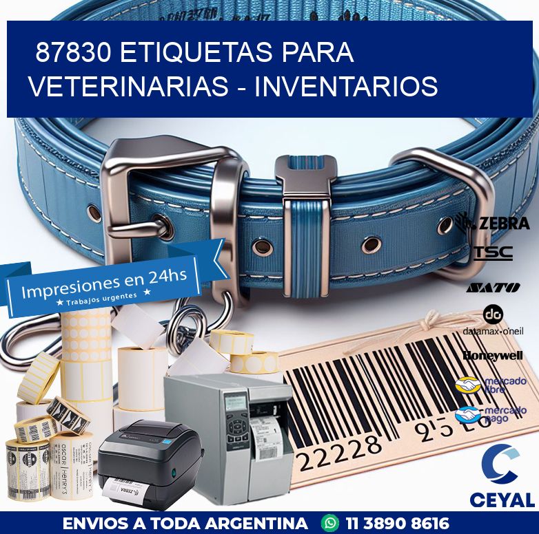 87830 ETIQUETAS PARA VETERINARIAS – INVENTARIOS