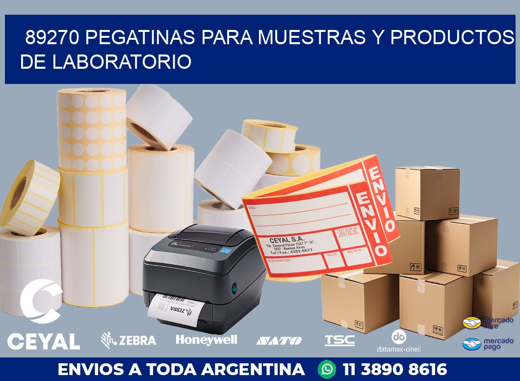 89270 PEGATINAS PARA MUESTRAS Y PRODUCTOS DE LABORATORIO