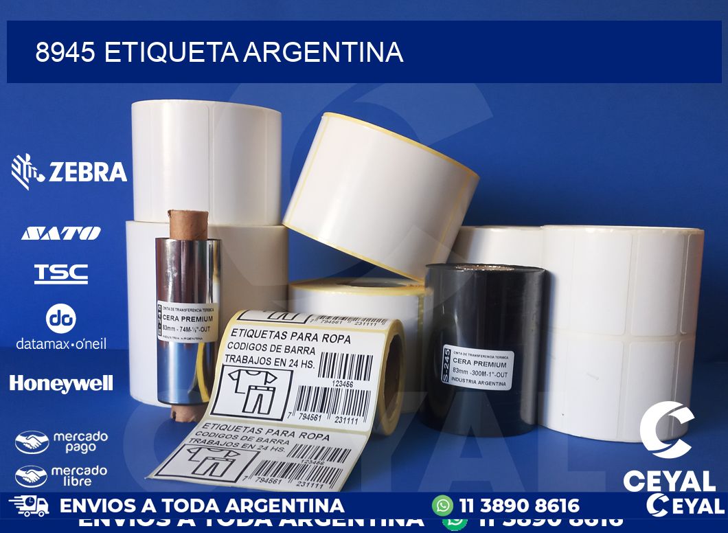 8945 ETIQUETA ARGENTINA