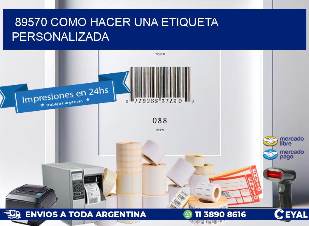 89570 como hacer una etiqueta personalizada