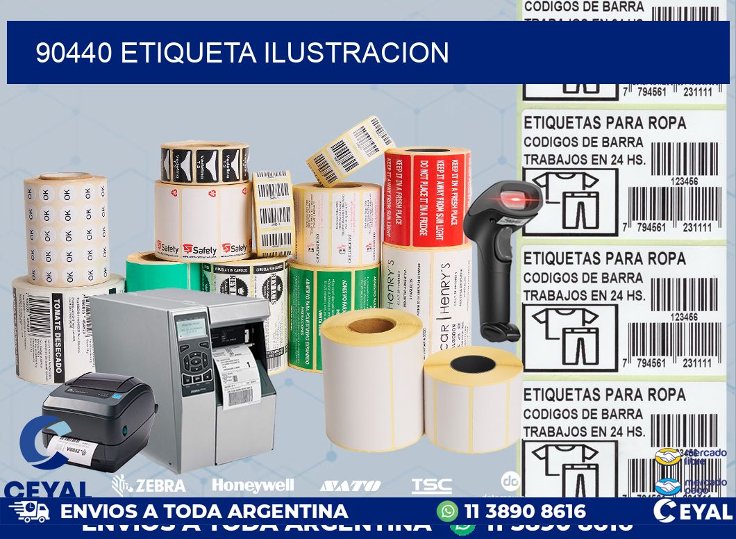 90440 etiqueta ilustracion