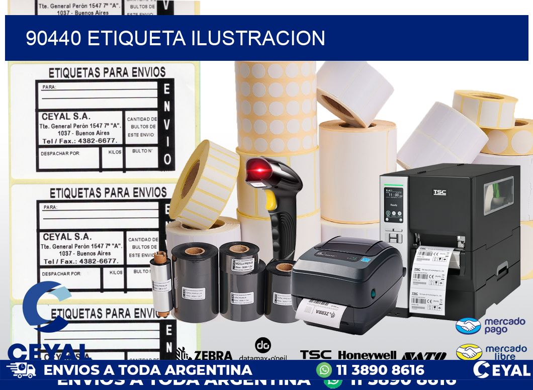 90440 etiqueta ilustracion