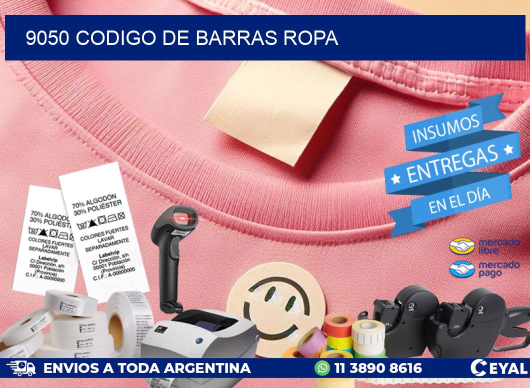 9050 CODIGO DE BARRAS ROPA
