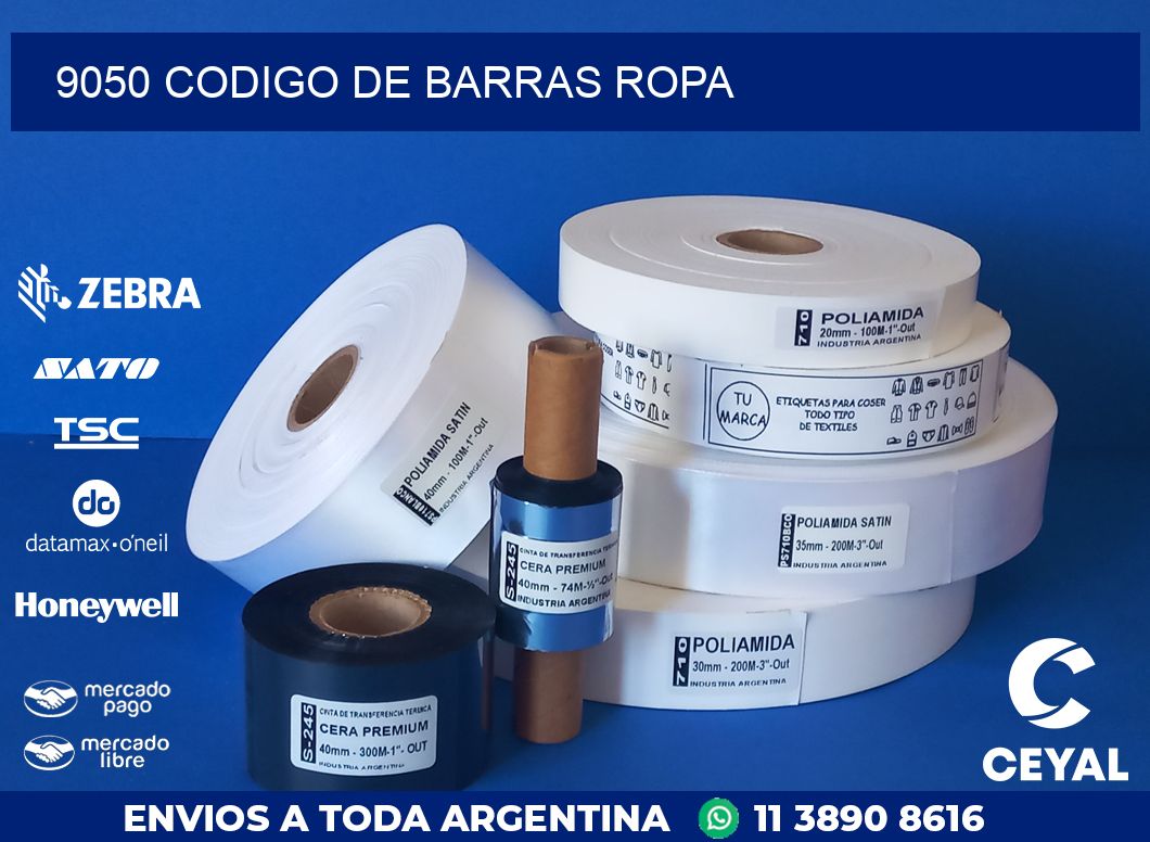 9050 CODIGO DE BARRAS ROPA