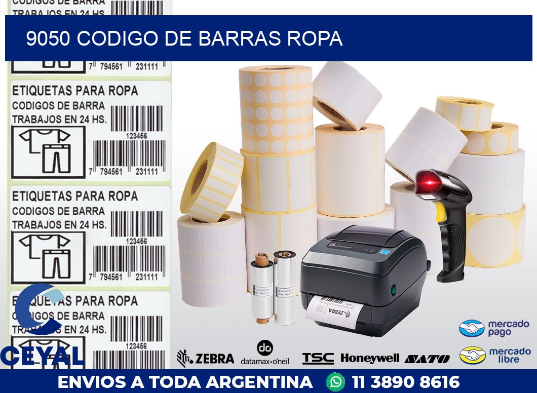 9050 CODIGO DE BARRAS ROPA
