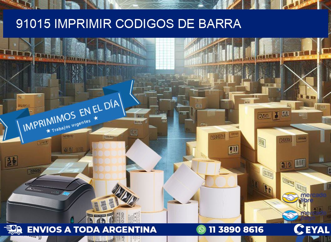 91015 imprimir codigos de barra