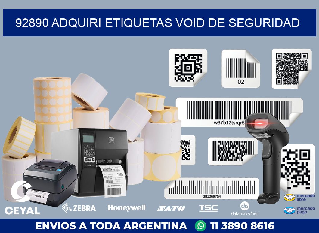 92890 ADQUIRI ETIQUETAS VOID DE SEGURIDAD