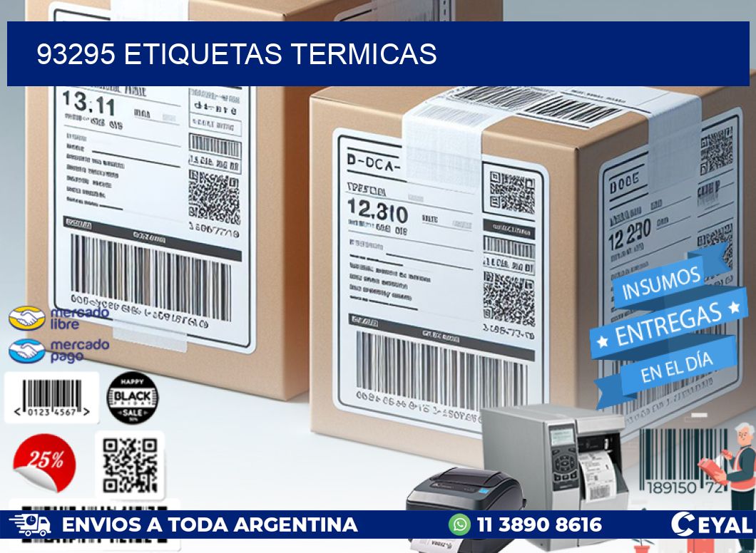 93295 ETIQUETAS TERMICAS