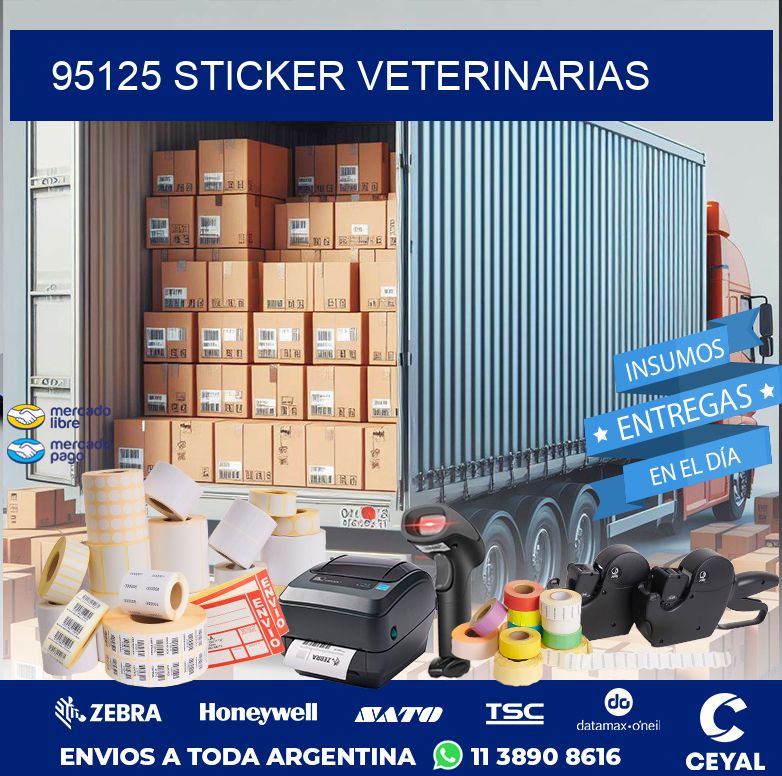 95125 STICKER VETERINARIAS