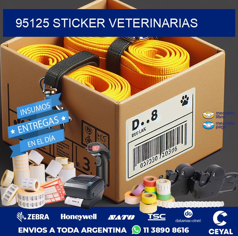 95125 STICKER VETERINARIAS