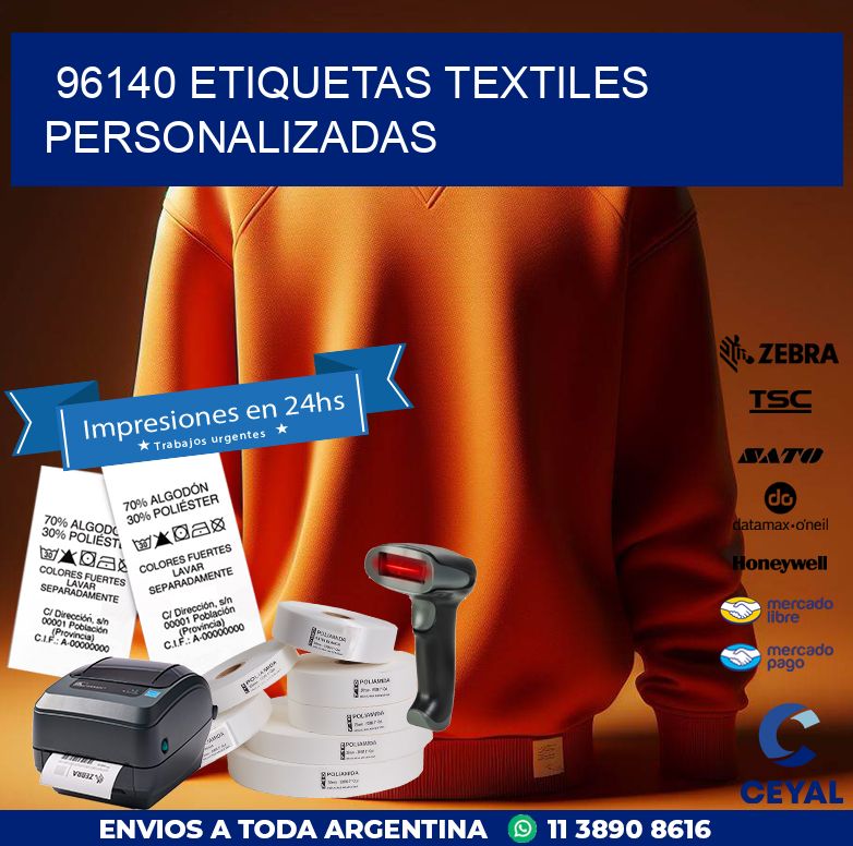 96140 ETIQUETAS TEXTILES PERSONALIZADAS