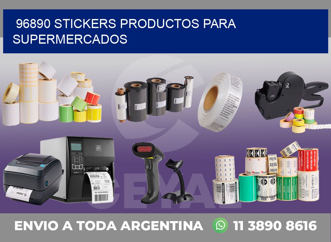 96890 STICKERS PRODUCTOS PARA SUPERMERCADOS