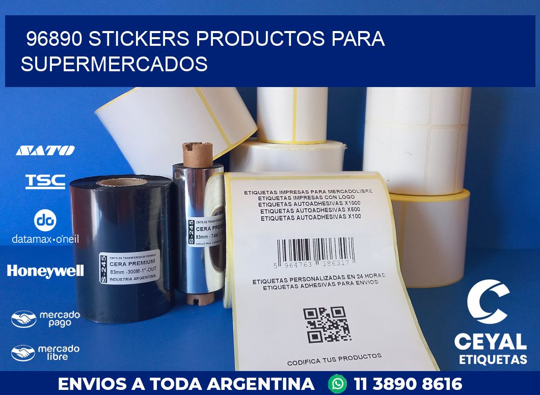96890 STICKERS PRODUCTOS PARA SUPERMERCADOS