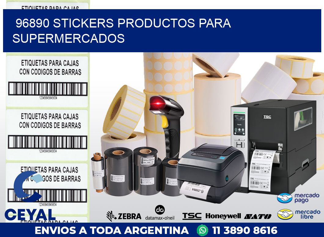 96890 STICKERS PRODUCTOS PARA SUPERMERCADOS