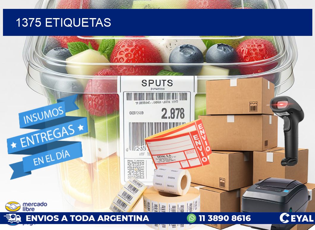 1375 ETIQUETAS