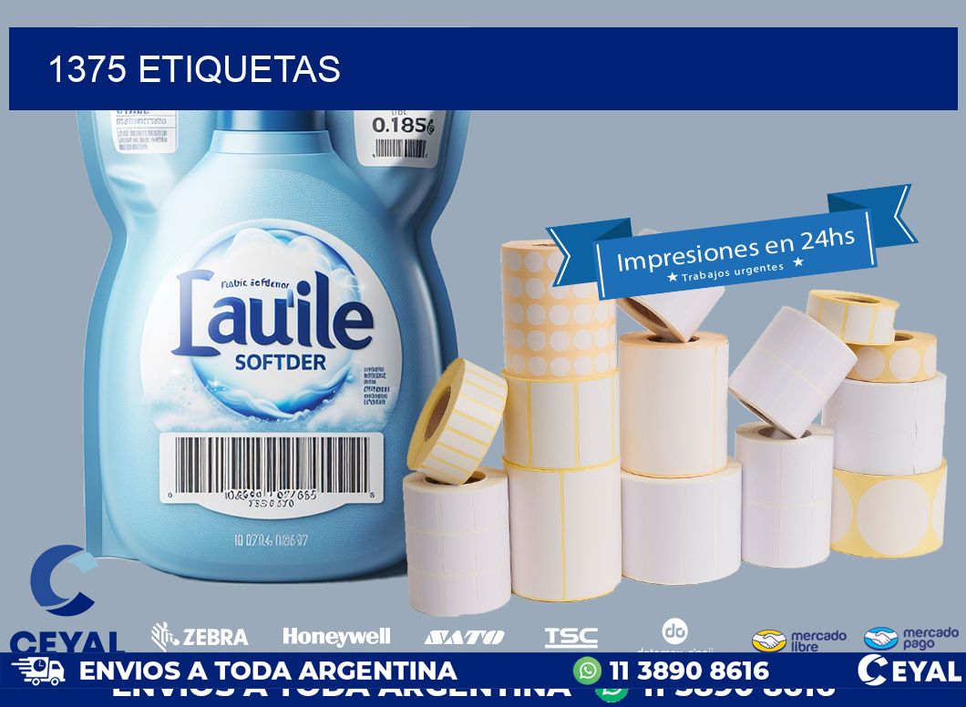 1375 ETIQUETAS