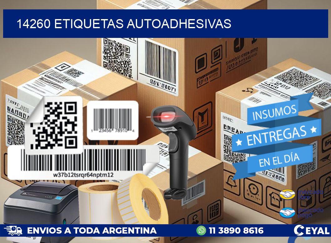 14260 ETIQUETAS AUTOADHESIVAS