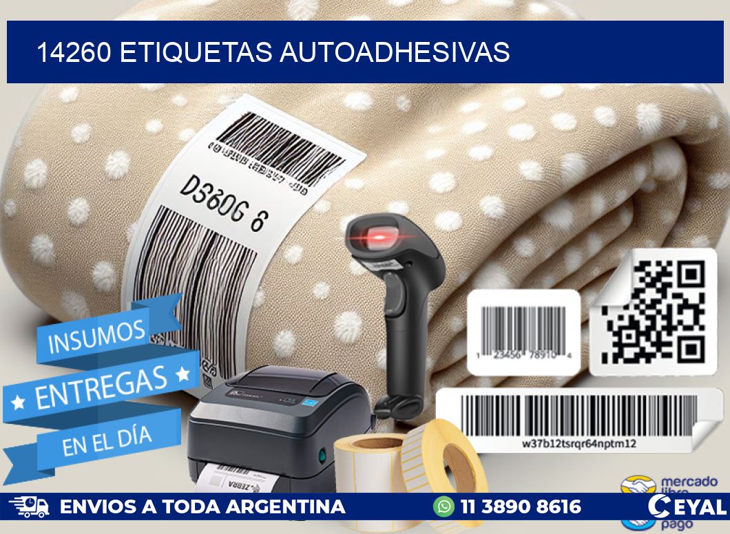 14260 ETIQUETAS AUTOADHESIVAS
