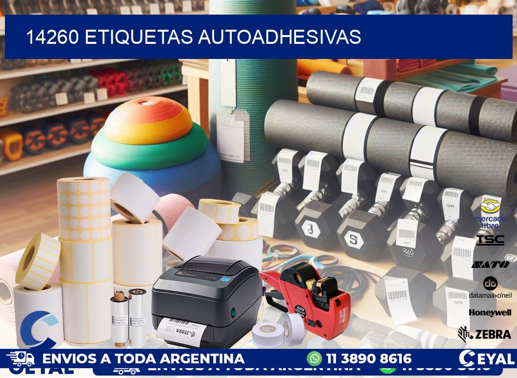14260 ETIQUETAS AUTOADHESIVAS