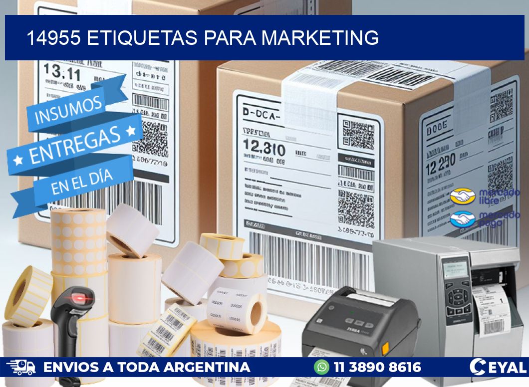 14955 ETIQUETAS PARA MARKETING