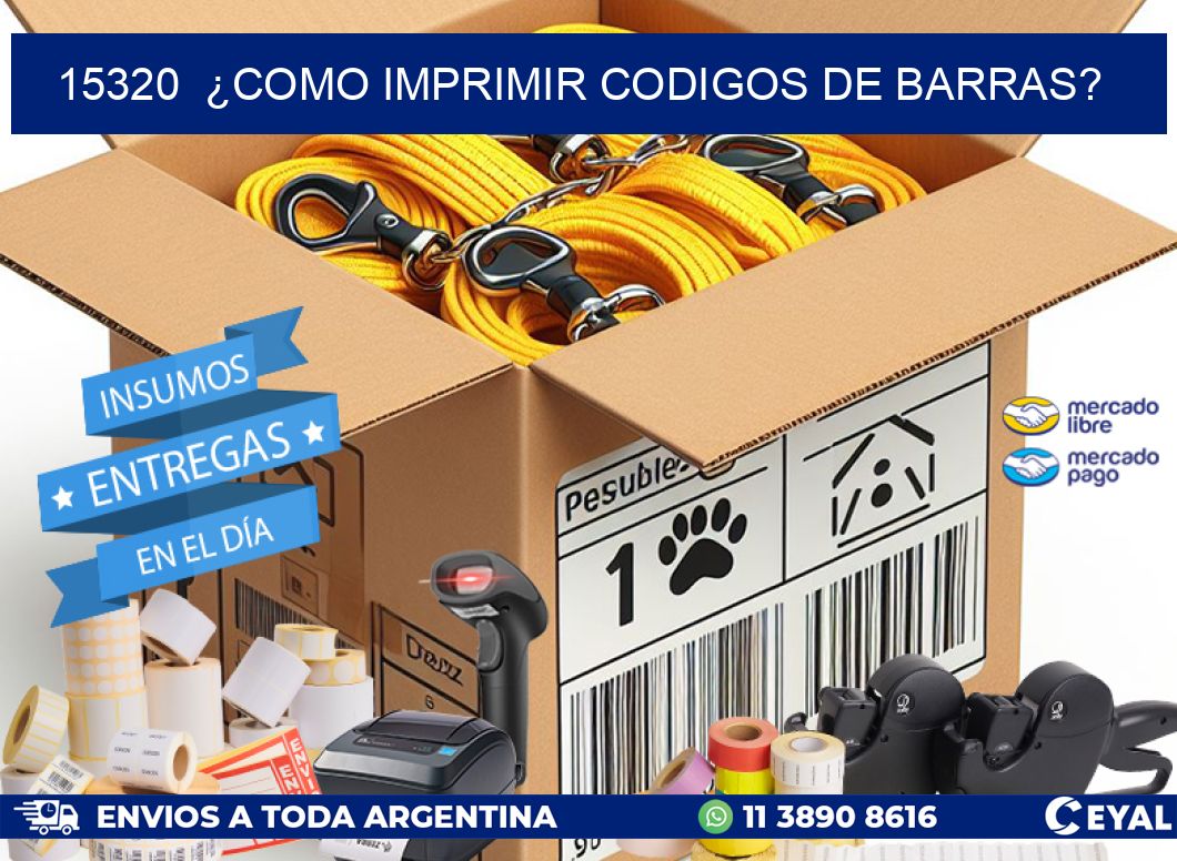 15320 ¿COMO IMPRIMIR CODIGOS DE BARRAS?