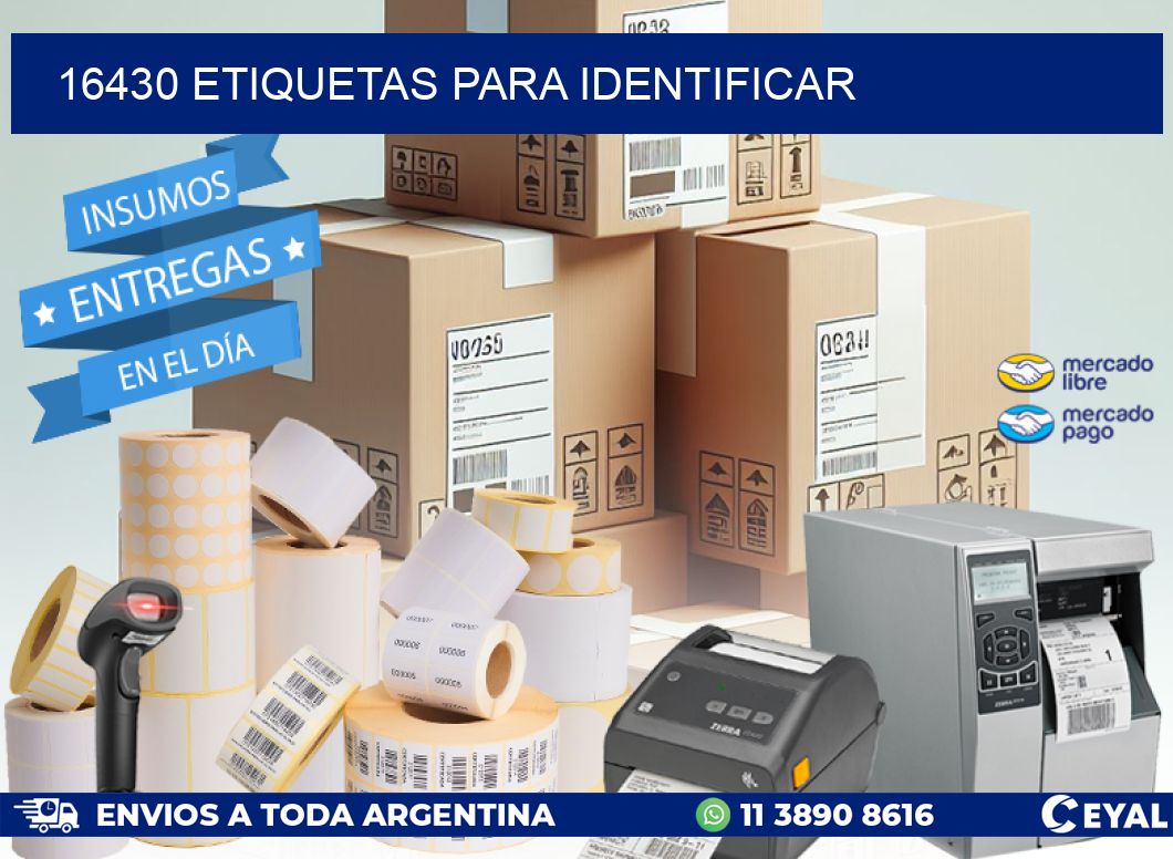 16430 ETIQUETAS PARA IDENTIFICAR