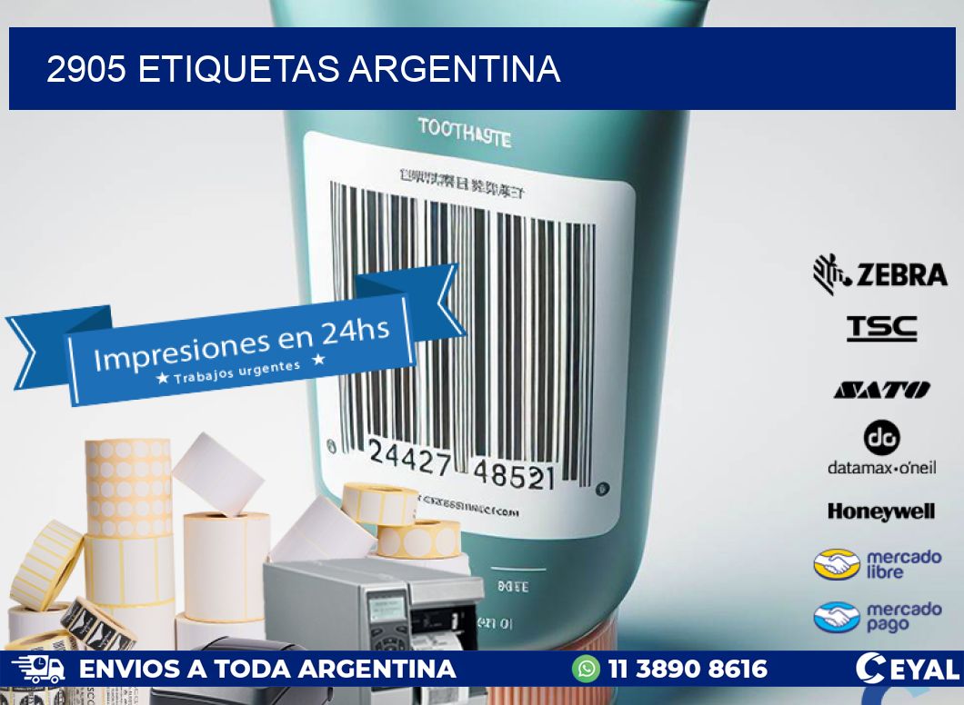 2905 ETIQUETAS ARGENTINA