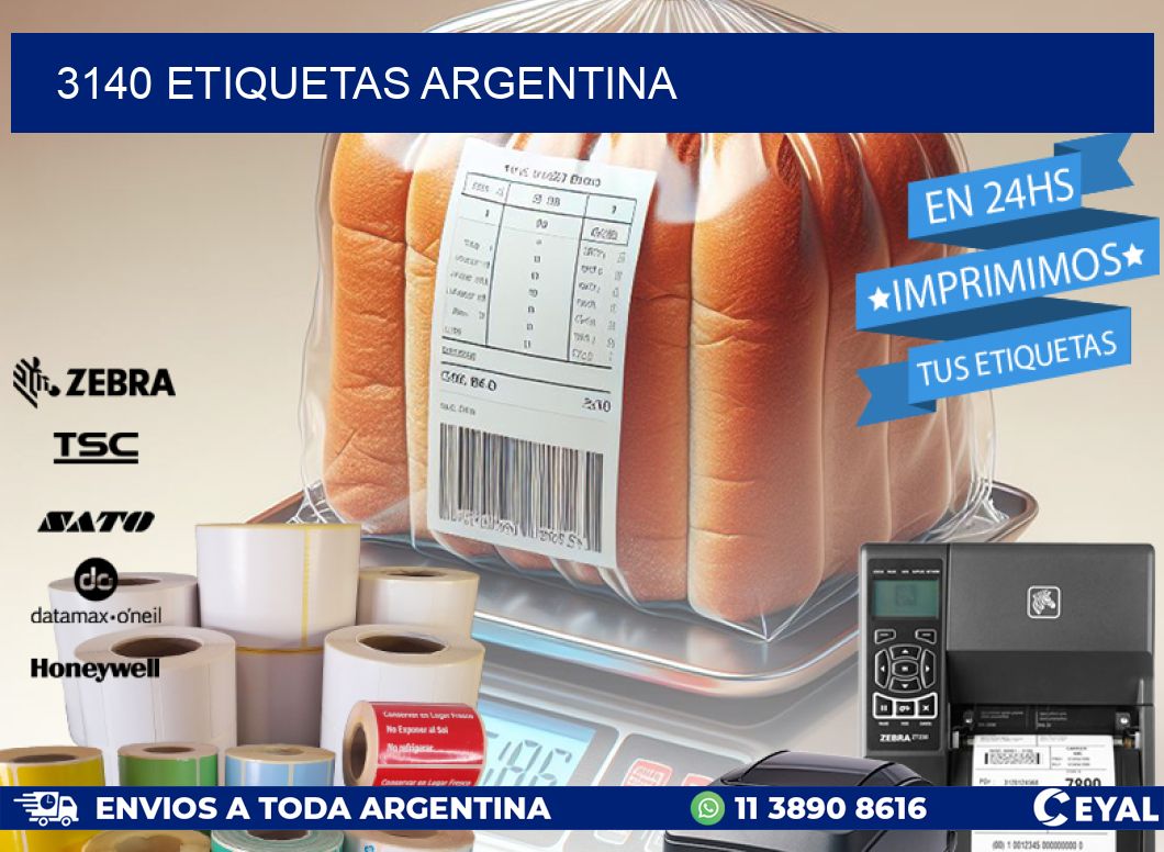 3140 ETIQUETAS ARGENTINA