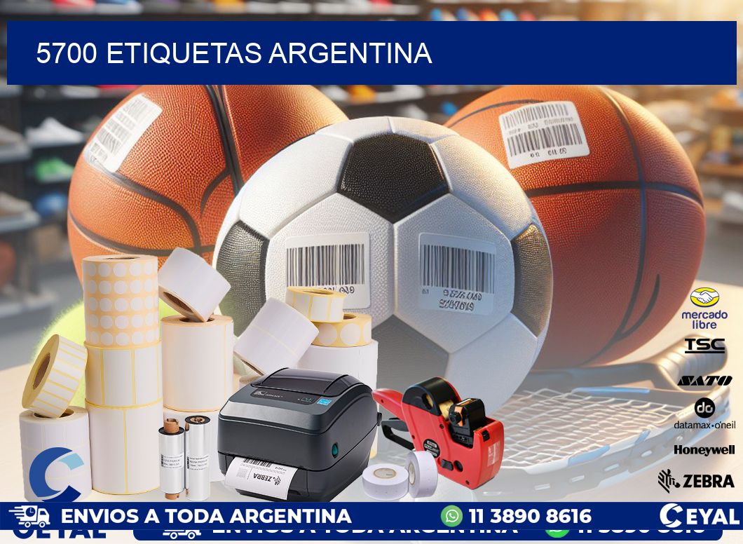 5700 ETIQUETAS ARGENTINA