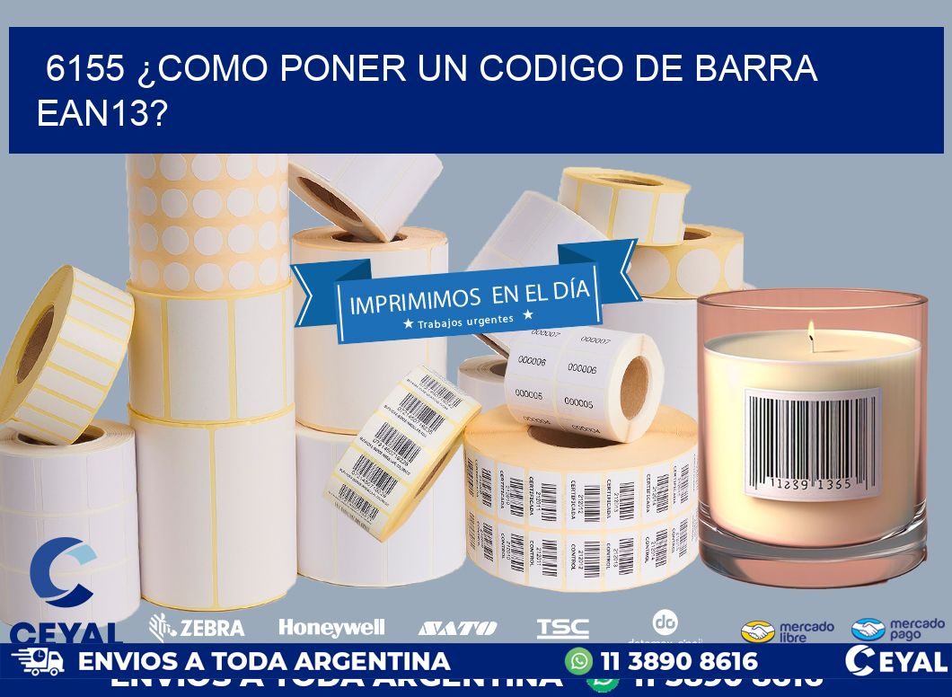 6155 ¿COMO PONER UN CODIGO DE BARRA EAN13?