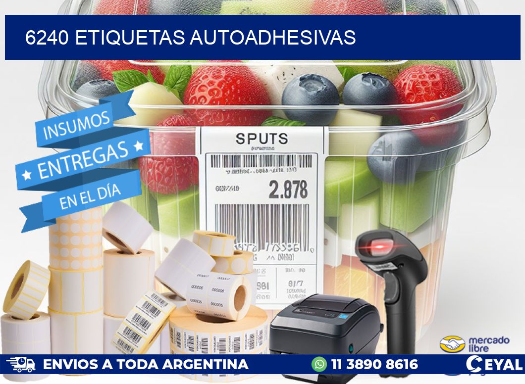 6240 ETIQUETAS AUTOADHESIVAS