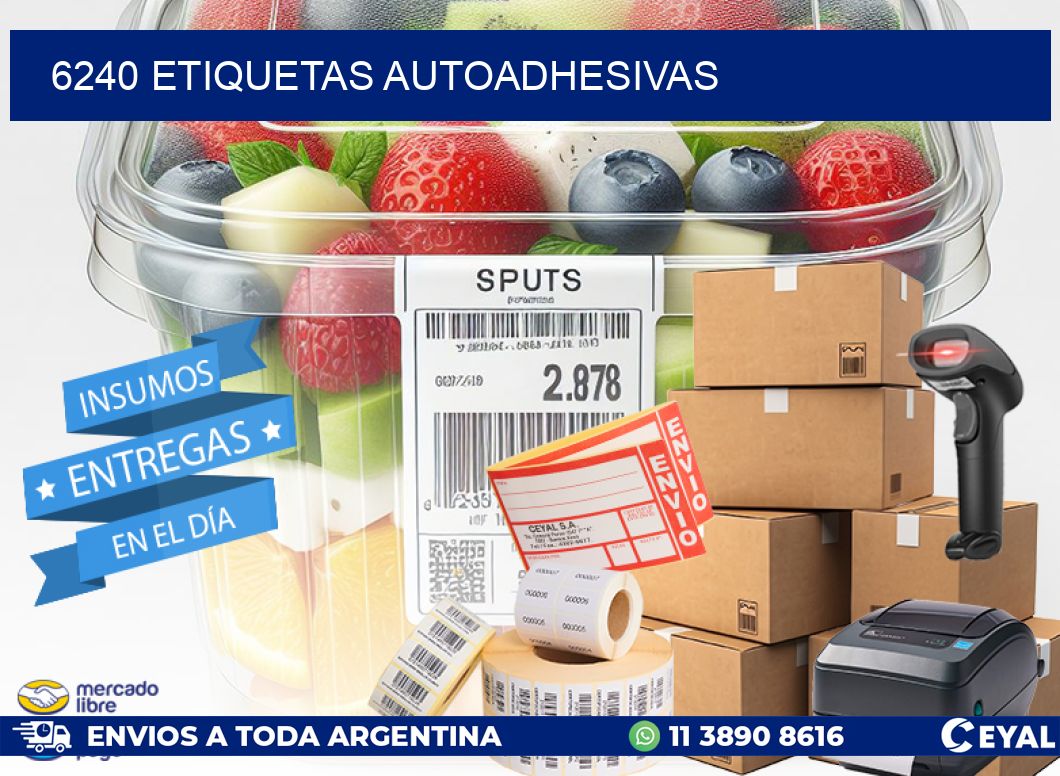 6240 ETIQUETAS AUTOADHESIVAS