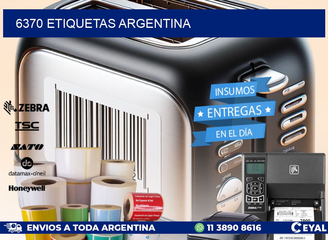 6370 ETIQUETAS ARGENTINA