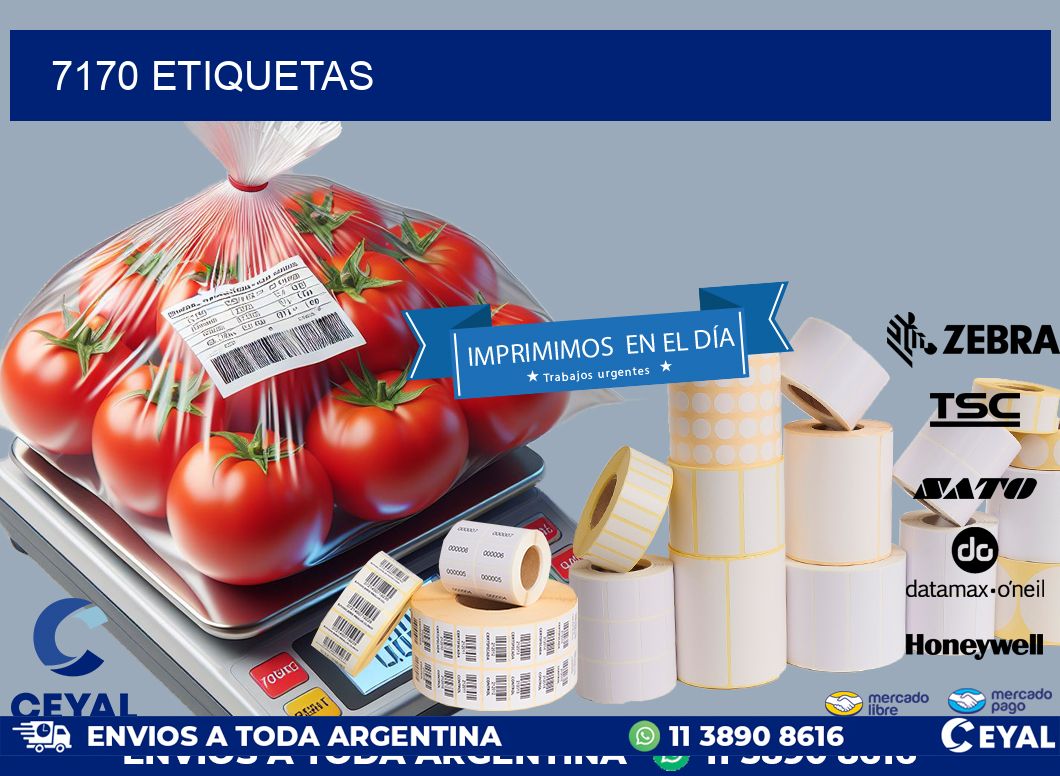 7170 ETIQUETAS