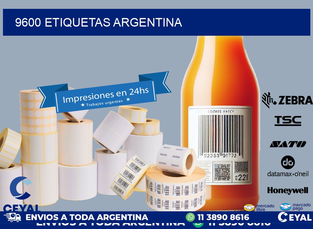 9600 ETIQUETAS ARGENTINA