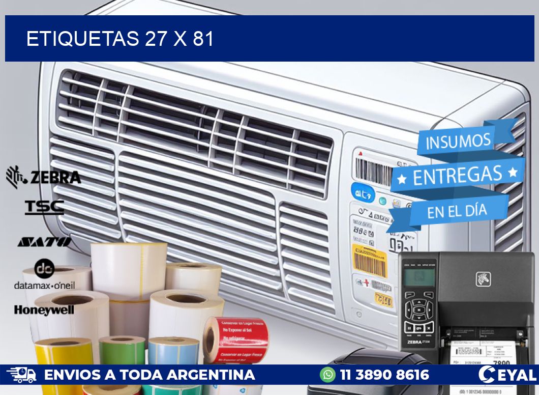 ETIQUETAS 27 x 81