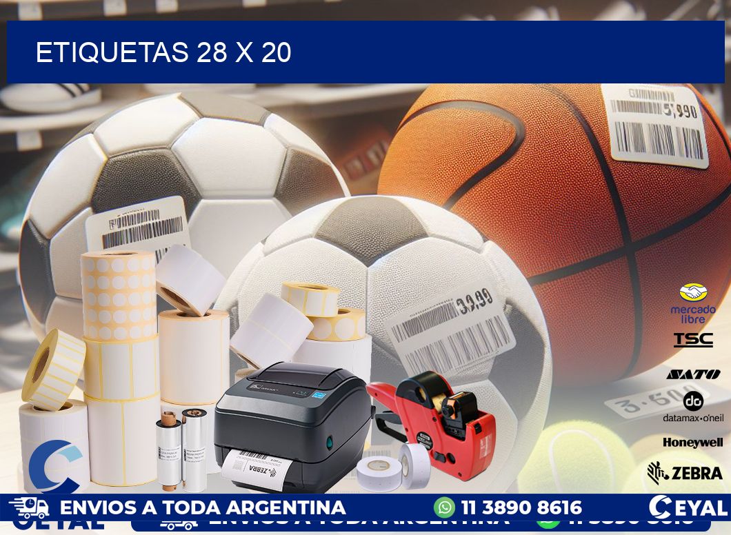 ETIQUETAS 28 x 20