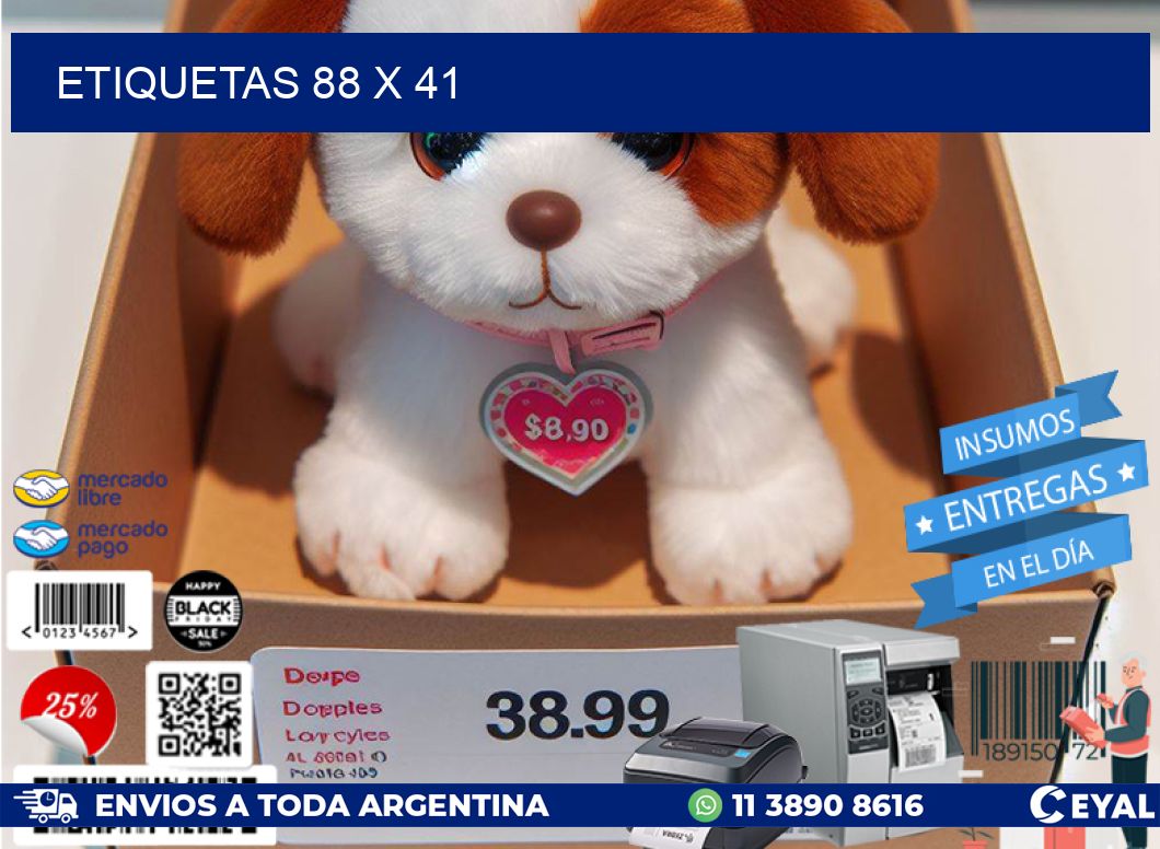 ETIQUETAS 88 x 41