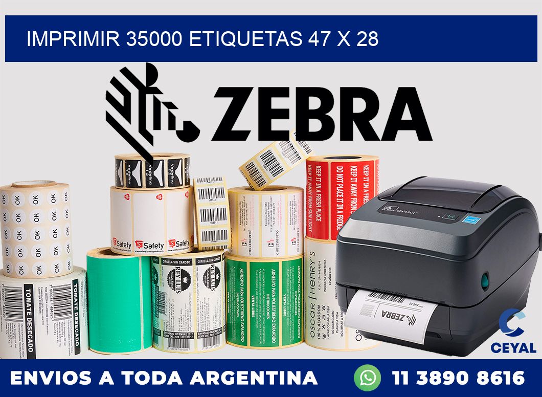 IMPRIMIR 35000 ETIQUETAS 47 x 28