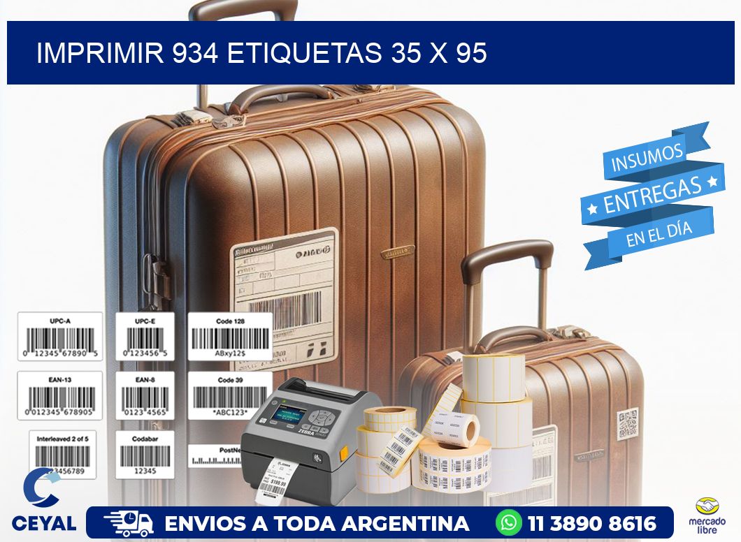 IMPRIMIR 934 ETIQUETAS 35 x 95